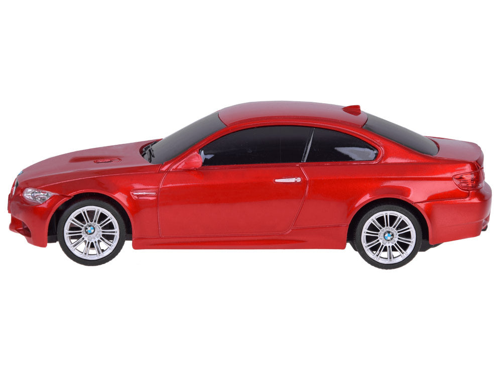Nuotoliniu būdu valdomas automobilis BMW su garso ir šviesos efektais, raudonas
