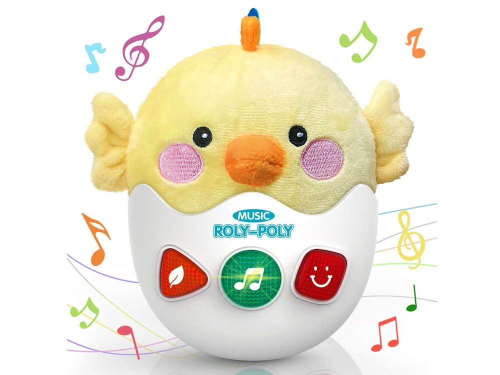 Interaktyvus viščiukas su 12 lopšinių ir šviesos efektais