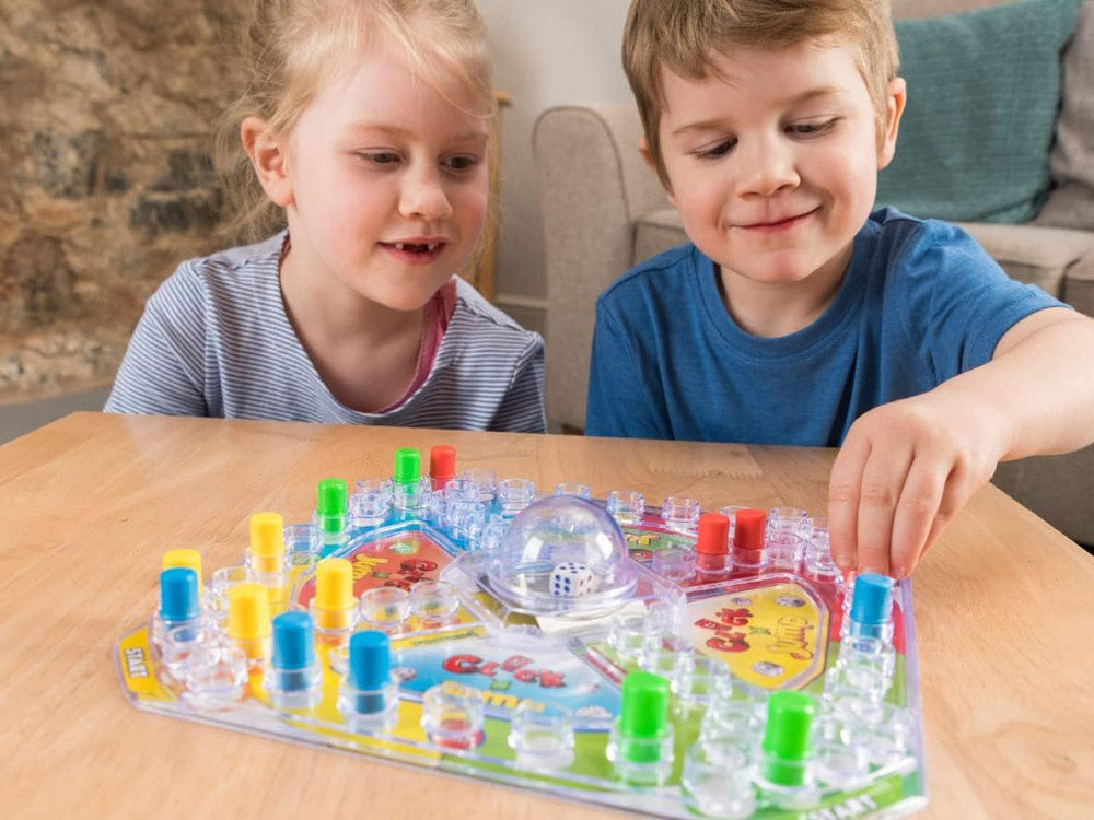 Arkadinis stalo žaidimas vaikams „Trouble game“