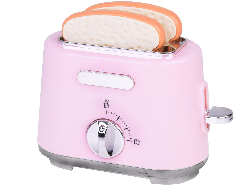 Virtuvės buitinių prietaisų rinkinys vaikams su garso ir šviesos efektais, rožinis