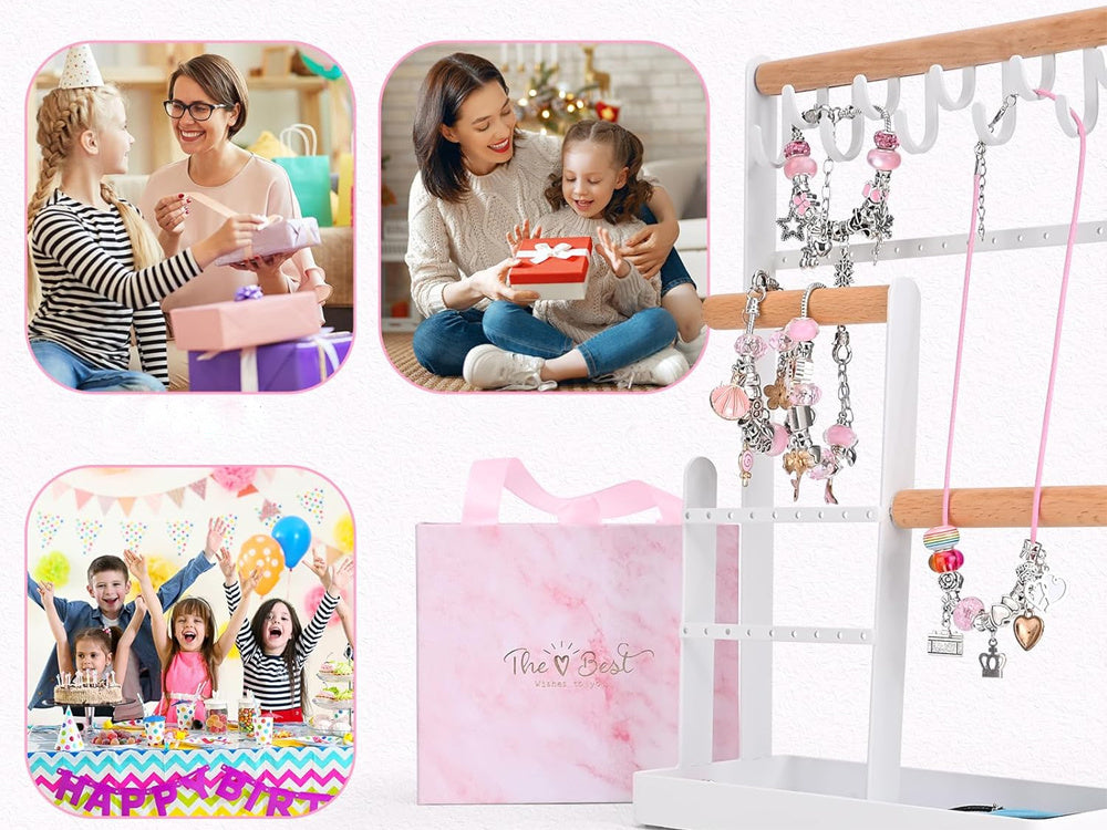 Apyrankių kūrimo rinkinys vaikams su priedais