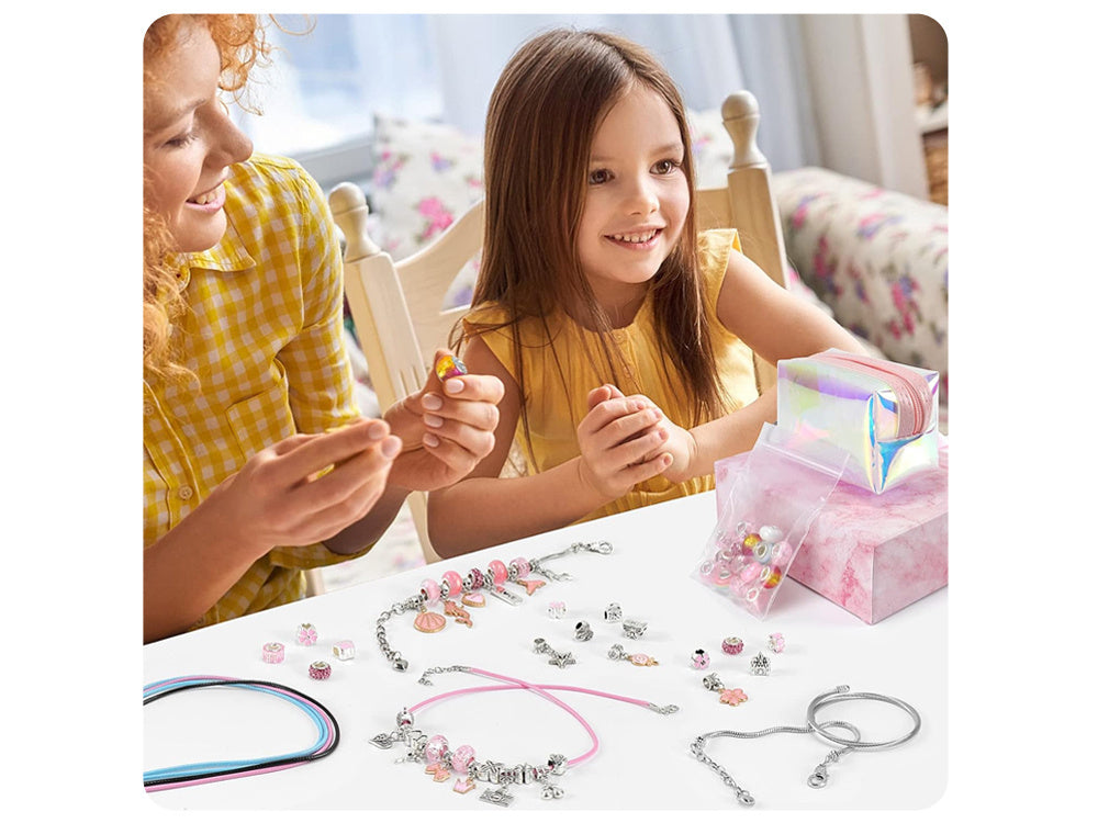 Apyrankių kūrimo rinkinys vaikams su priedais