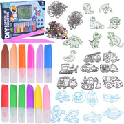 Kūrybinis deimantinių raktų pakabukų kūrimo rinkinys vaikams