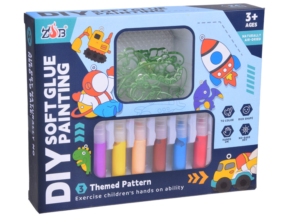 Kūrybinis deimantinių raktų pakabukų kūrimo rinkinys vaikams