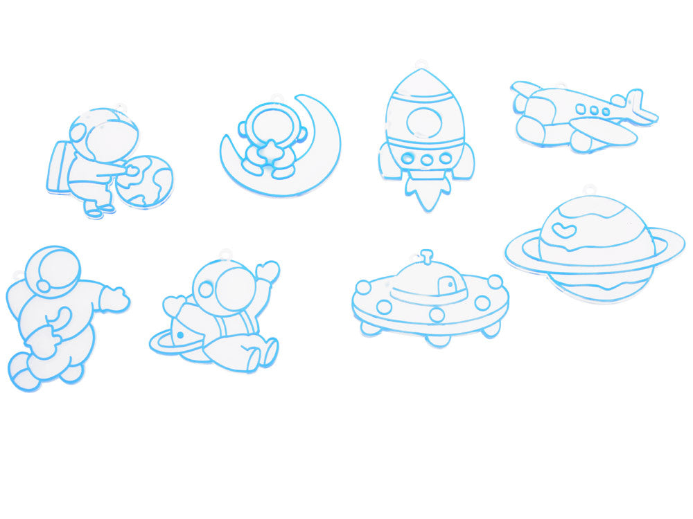 Kūrybinis deimantinių raktų pakabukų kūrimo rinkinys vaikams