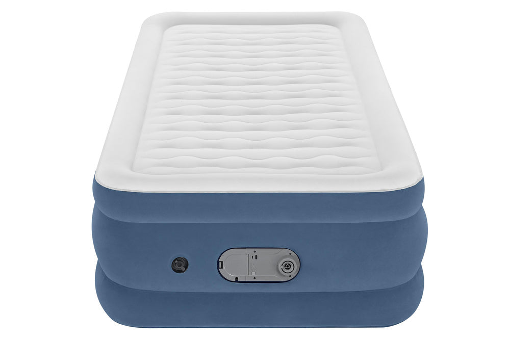 Pripučiamas vienvietis čiužinys su įmontuotu siurbliu 97x191x46cm, Bestway 6713P
