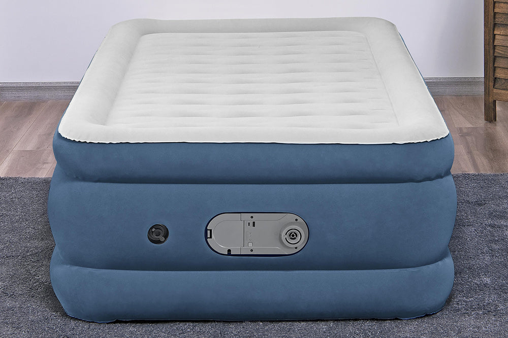 Pripučiamas vienvietis čiužinys su įmontuotu siurbliu 97x191x46cm, Bestway 6713P