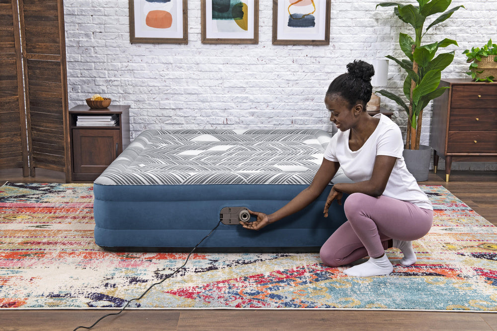 Pripučiamasis dvivietis čiužinys 203x152x36cm, Bestway 6712Y