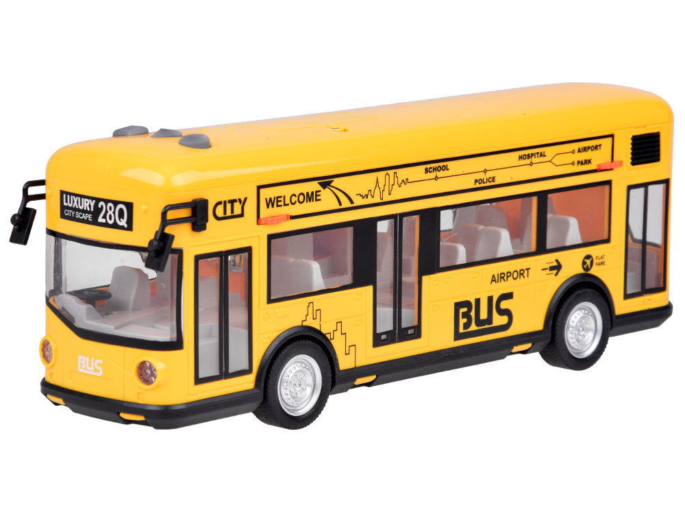 Žaislinis keleivinis autobusas su garso ir šviesos efektais