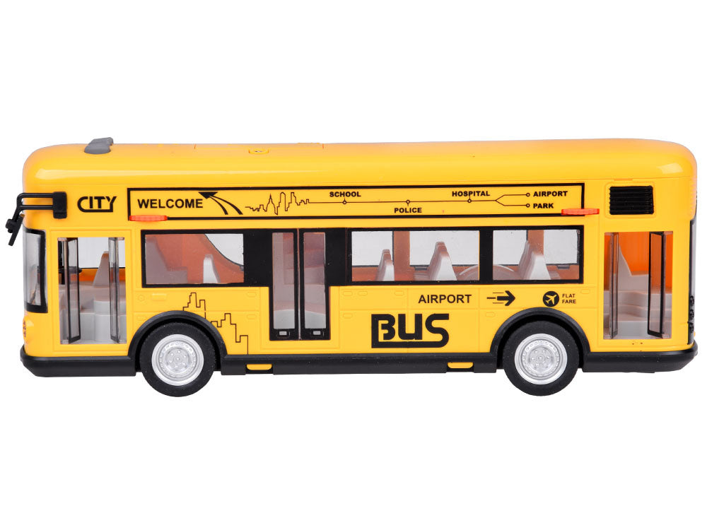 Žaislinis keleivinis autobusas su garso ir šviesos efektais