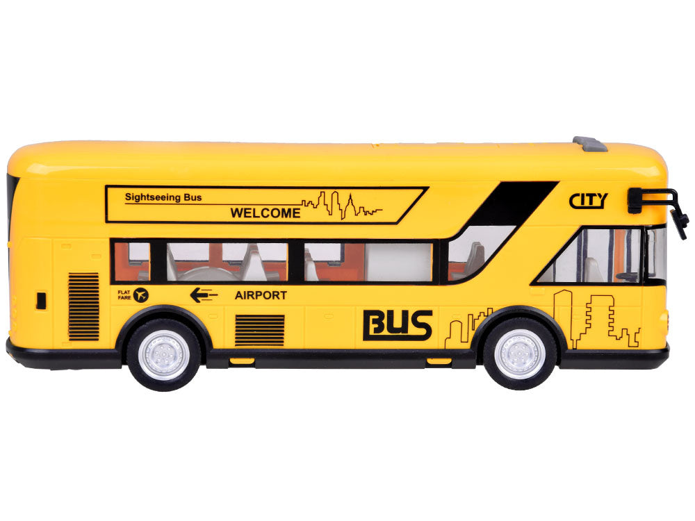 Žaislinis keleivinis autobusas su garso ir šviesos efektais