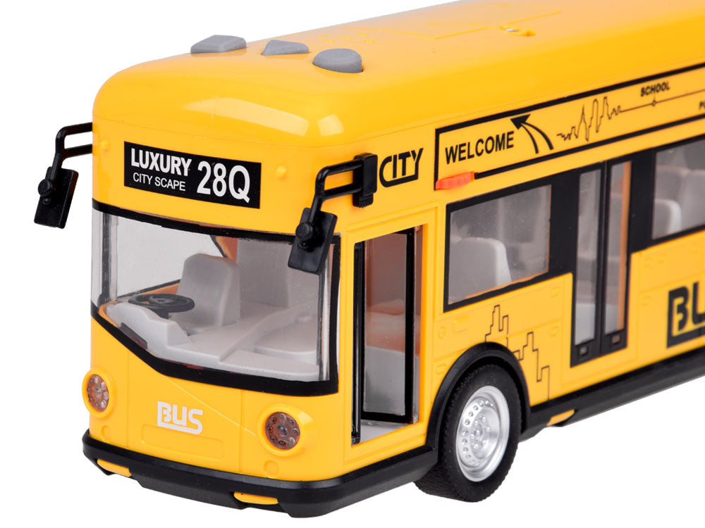 Žaislinis keleivinis autobusas su garso ir šviesos efektais