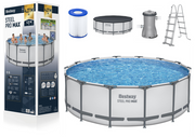 Karkasinis sodo baseinas su priedais 427x122cm, Bestway 5612X