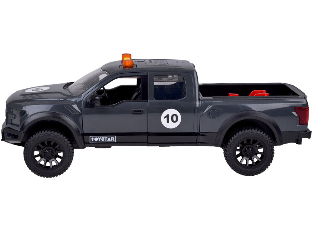 Žaislinis pikapo ir motociklo rinkinys su garso ir šviesos efektais