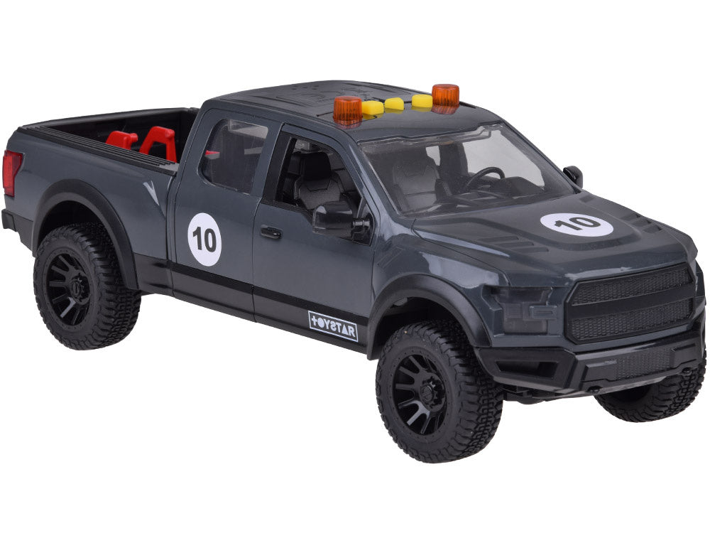 Žaislinis pikapo ir motociklo rinkinys su garso ir šviesos efektais