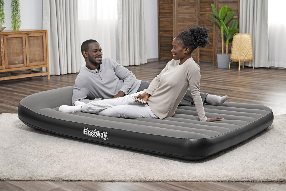 Pripučiamas dvivietis čiužinys su įmontuota pompa 150x203x30cm, Bestway 671BS