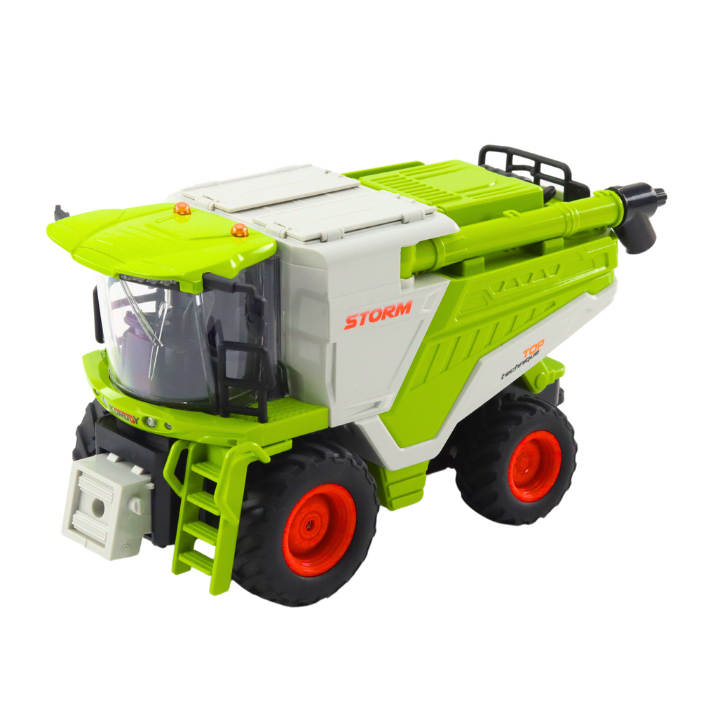 Nuotoliniu būdu valdomas grūdų kombainas su dūmų efektais 2.4G