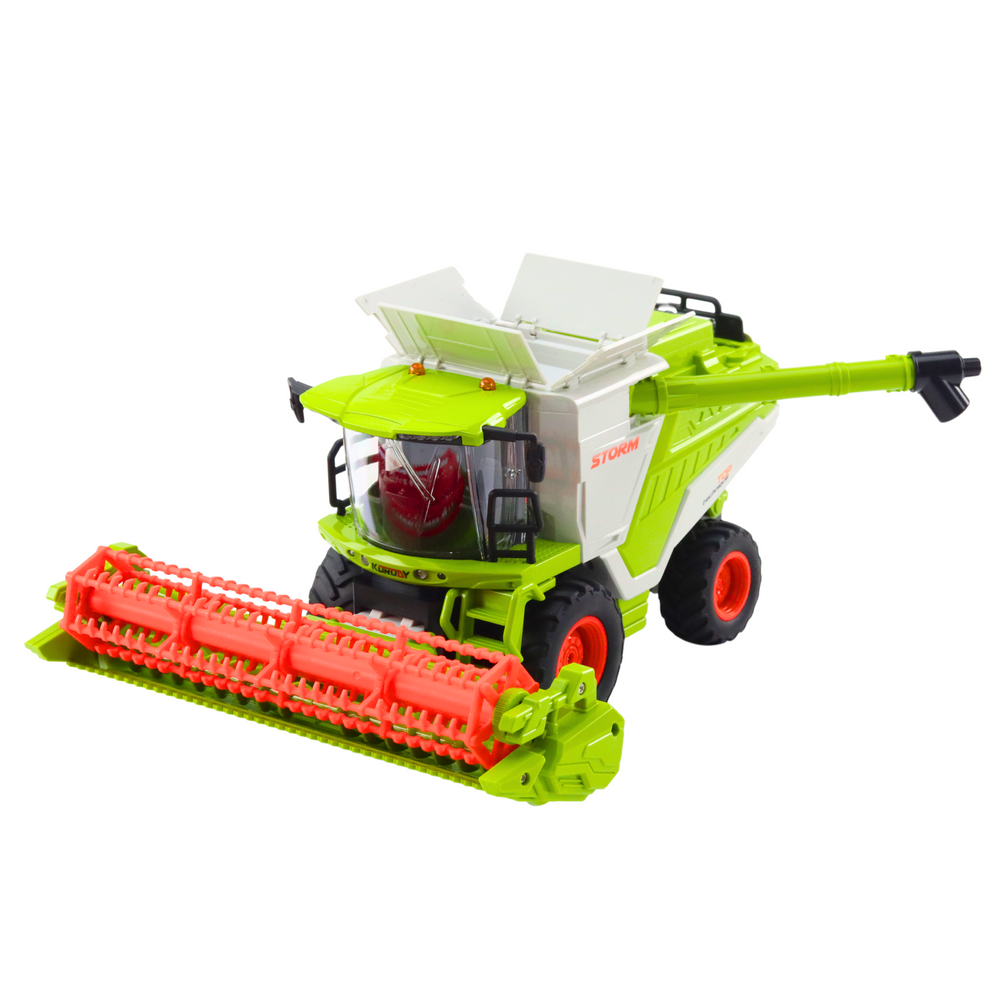 Nuotoliniu būdu valdomas grūdų kombainas su dūmų efektais 2.4G