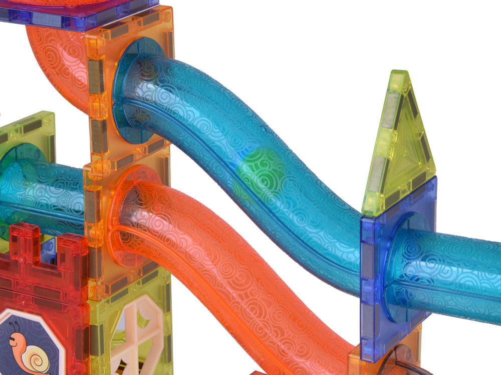 Magnetinių kaladėlių rinkinys su šviesos efektais 142 el