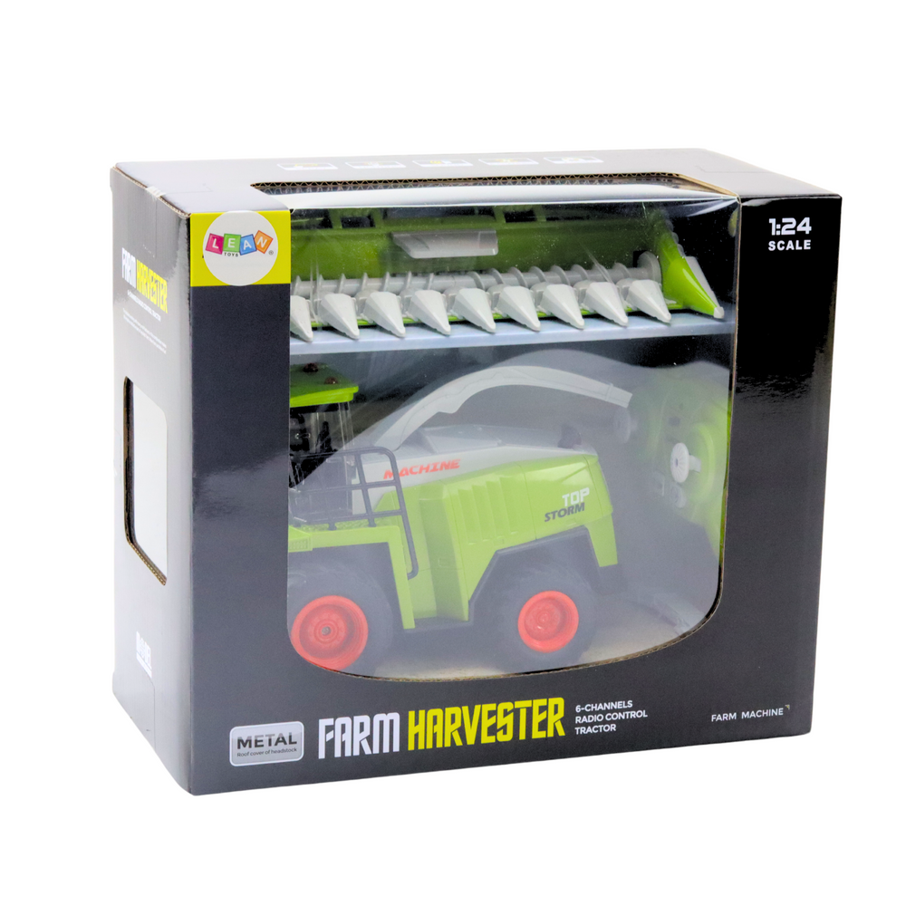 Nuotoliniu būdu valdomas kukurūzų kombainas 2.4G