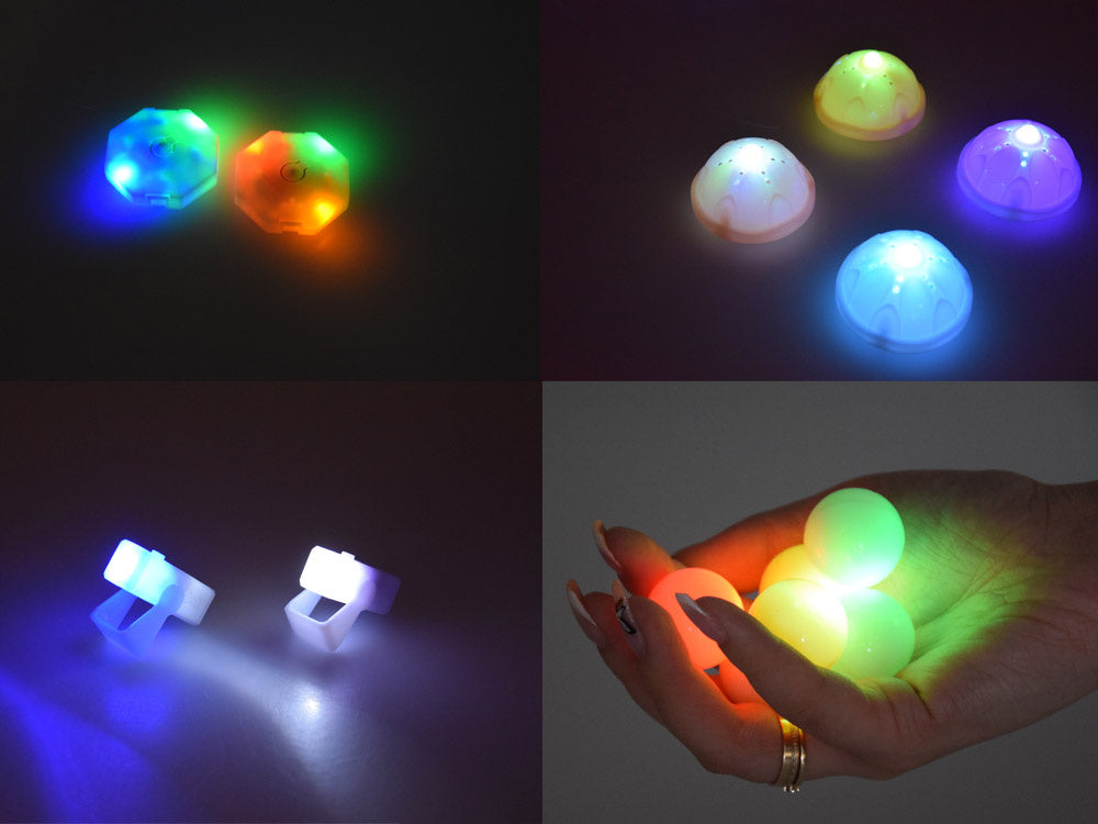 Magnetinių kaladėlių rinkinys su šviesos efektais 142 el