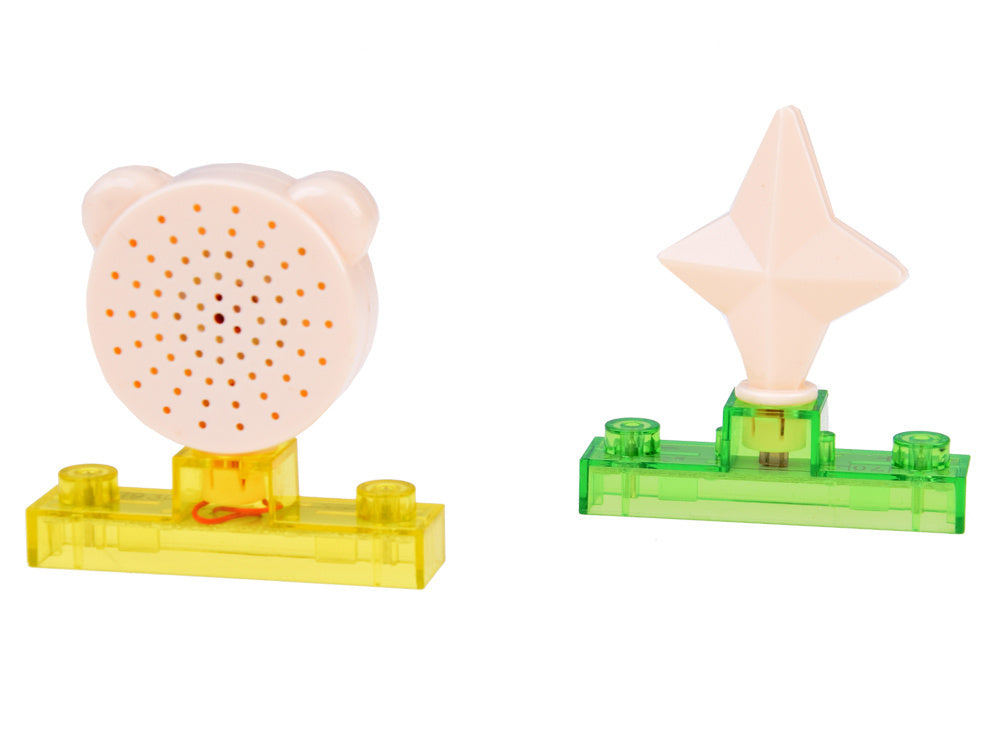 Elektroninių blokų konstravimo rinkinys „Mažasis elektrikas“