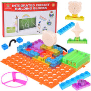 Elektroninių blokų konstravimo rinkinys „Mažasis elektrikas“