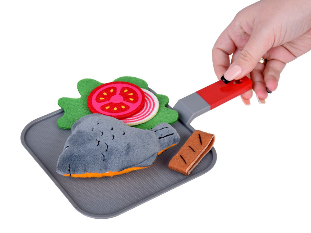 Minkštas patiekalų gaminimo rinkinys vaikams  „Sveiki pietūs tavo lėkštėje“