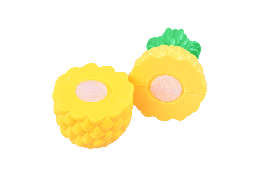 Plastikinių vaisių rinkinys vaikams su peiliu ir pjaustymo lentele