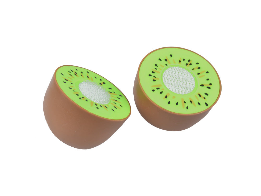 Plastikinių vaisių rinkinys vaikams su peiliu ir pjaustymo lentele