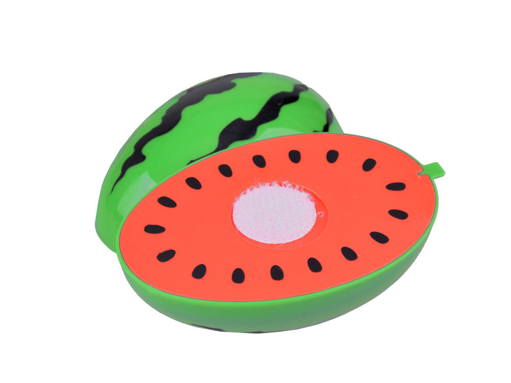 Plastikinių vaisių rinkinys vaikams su peiliu ir pjaustymo lentele