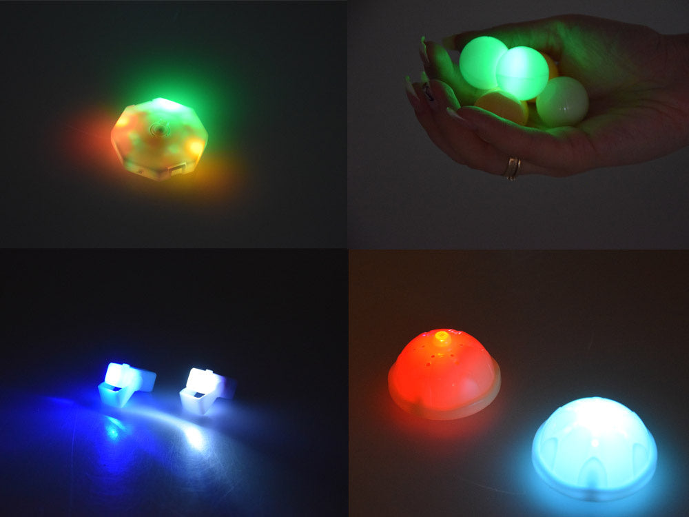 Magnetinės kaladėlės su šviesos efektais 49 el