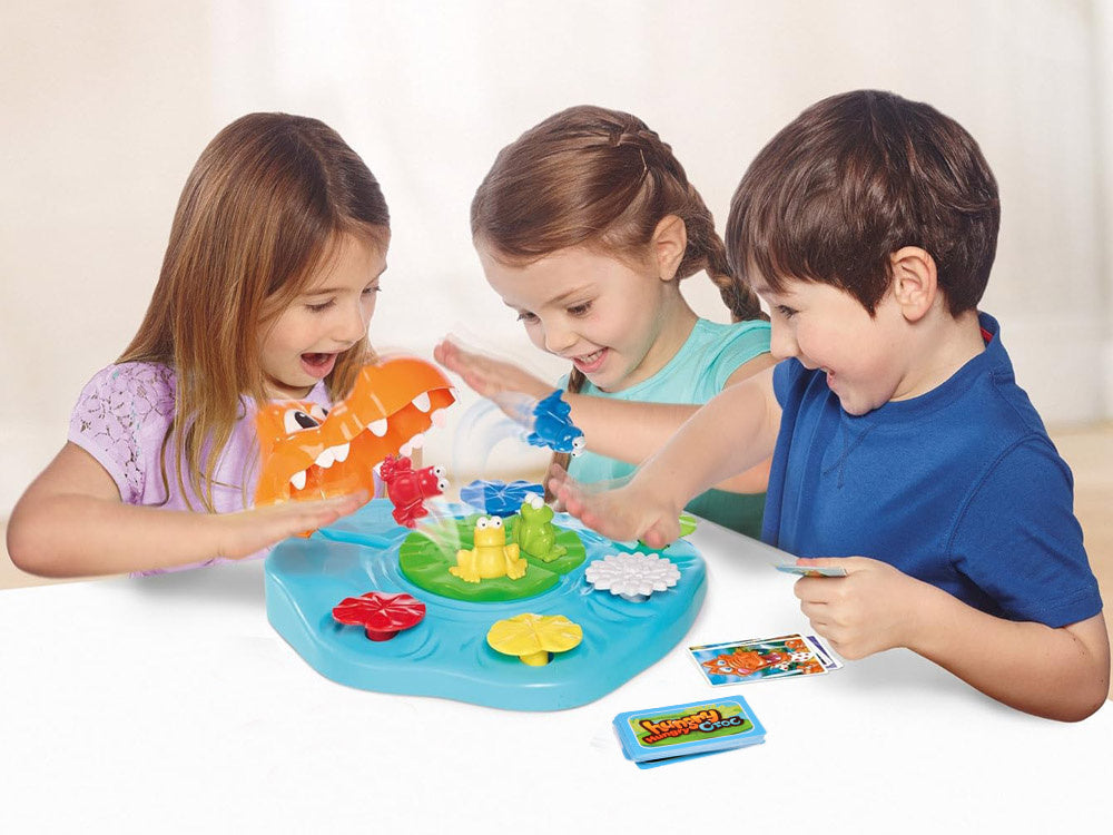 Arkadinis žaidimas vaikams „Alkanas krokodilas“