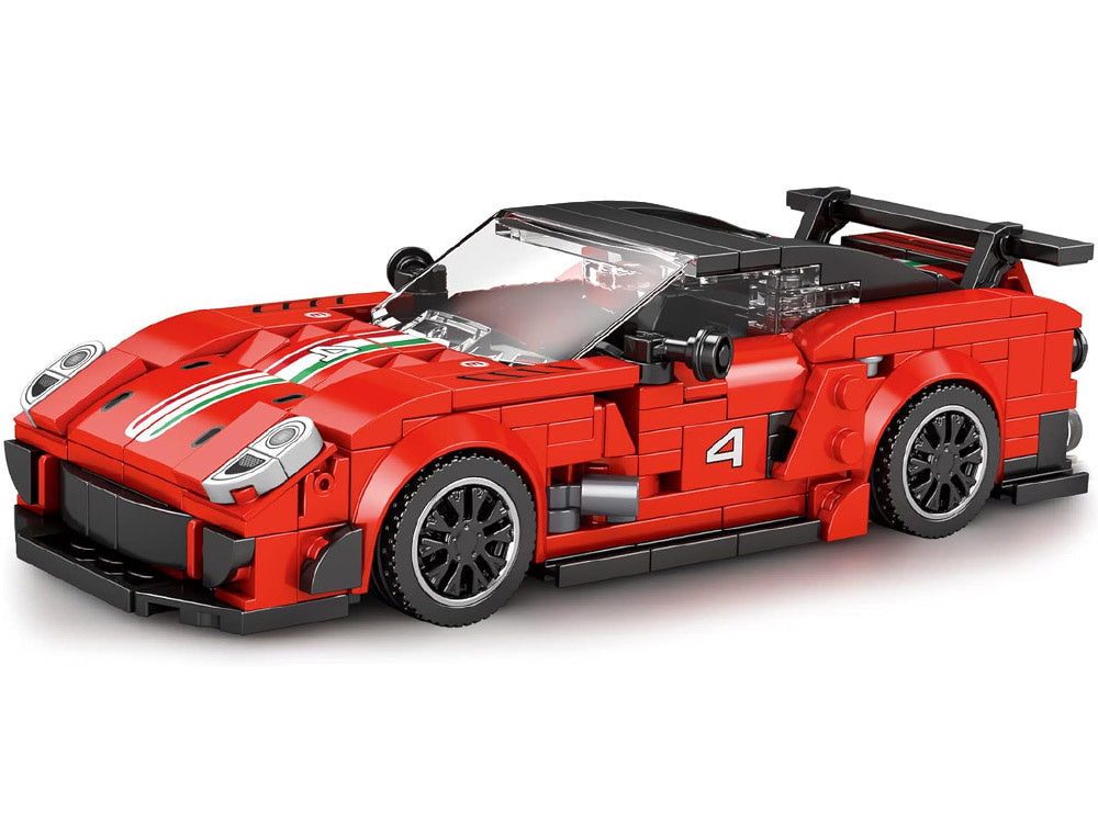 Lenktyninio raudono automobilio konstruktorius 413 el.