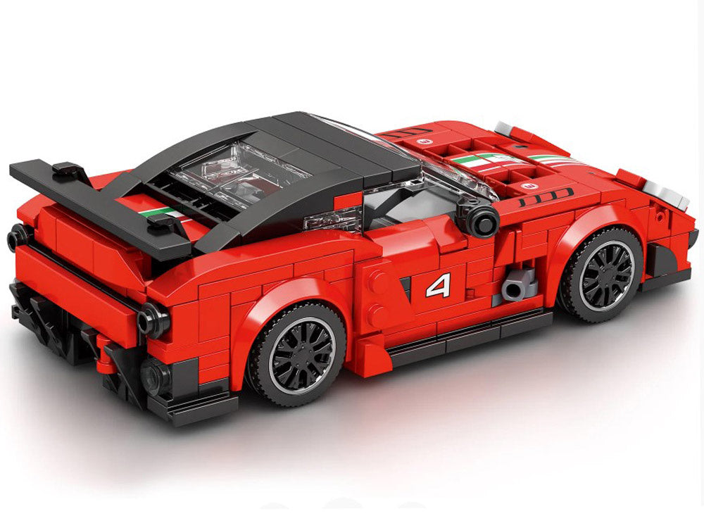 Lenktyninio raudono automobilio konstruktorius 413 el.