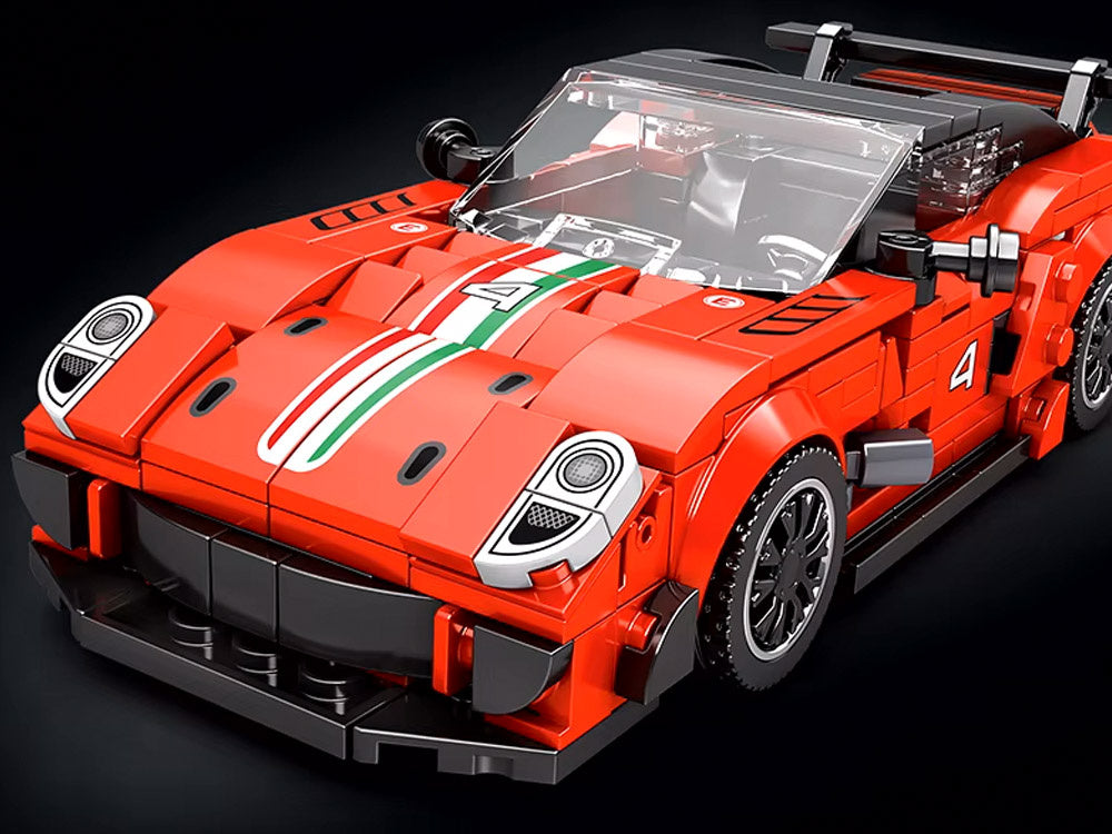 Lenktyninio raudono automobilio konstruktorius 413 el.