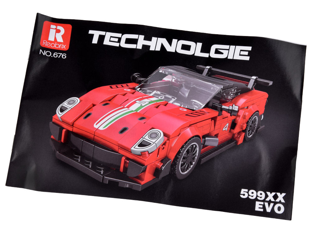 Lenktyninio raudono automobilio konstruktorius 413 el.