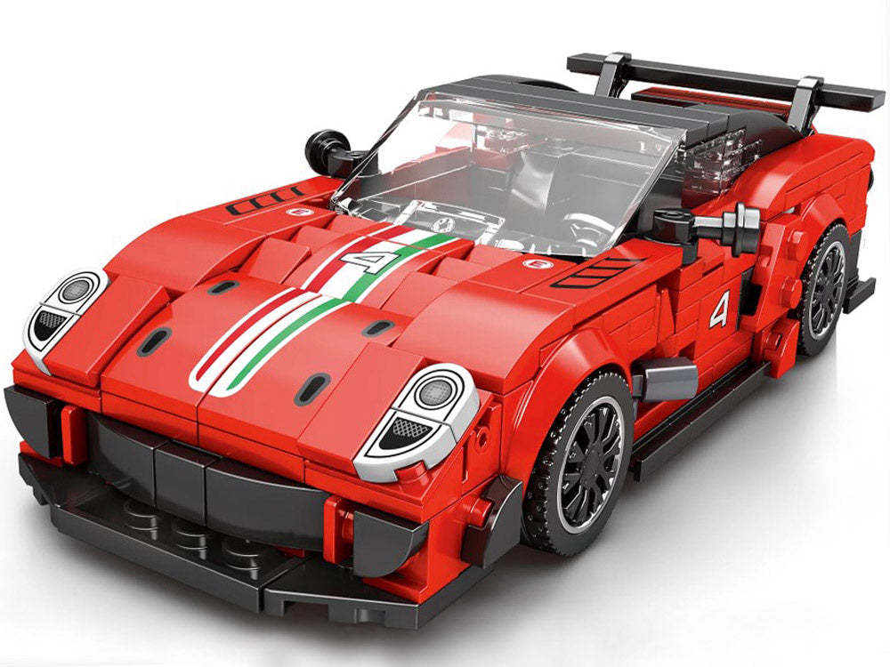 Lenktyninio raudono automobilio konstruktorius 413 el.