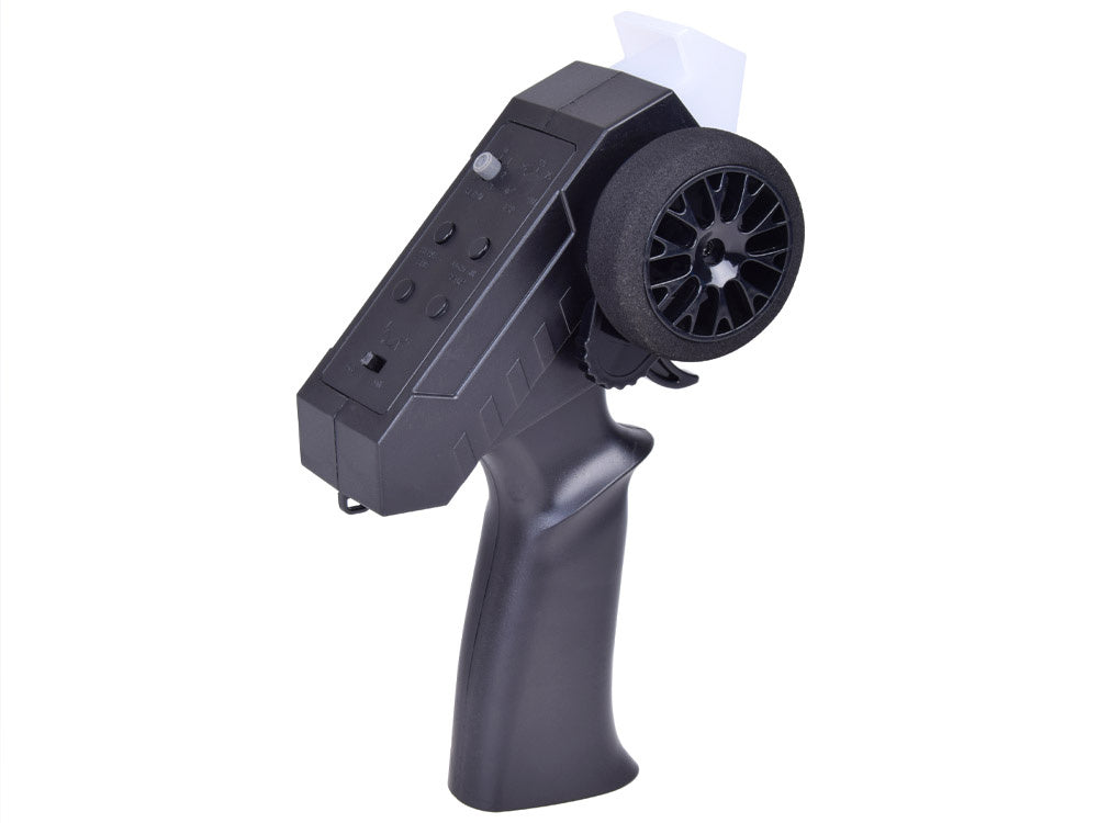 Nuotoliniu būdu valdomas Toyota Land Cruiser 4x4 Pickup automobilis, raudonas