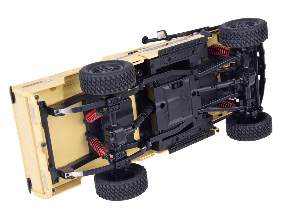 Nuotoliniu būdu valdomas Toyota Land Cruiser 4x4 Pickup automobilis, kreminis