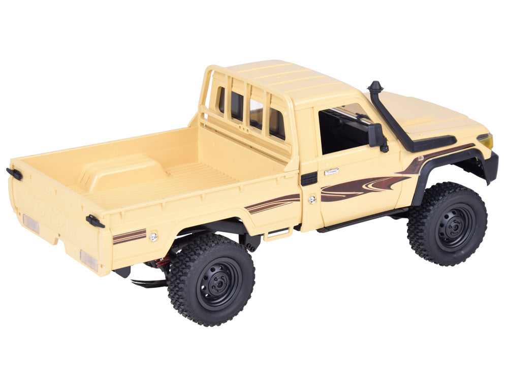 Nuotoliniu būdu valdomas Toyota Land Cruiser 4x4 Pickup automobilis, kreminis