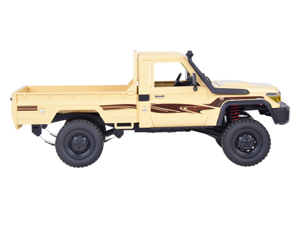 Nuotoliniu būdu valdomas Toyota Land Cruiser 4x4 Pickup automobilis, kreminis