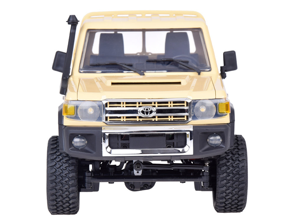 Nuotoliniu būdu valdomas Toyota Land Cruiser 4x4 Pickup automobilis, kreminis