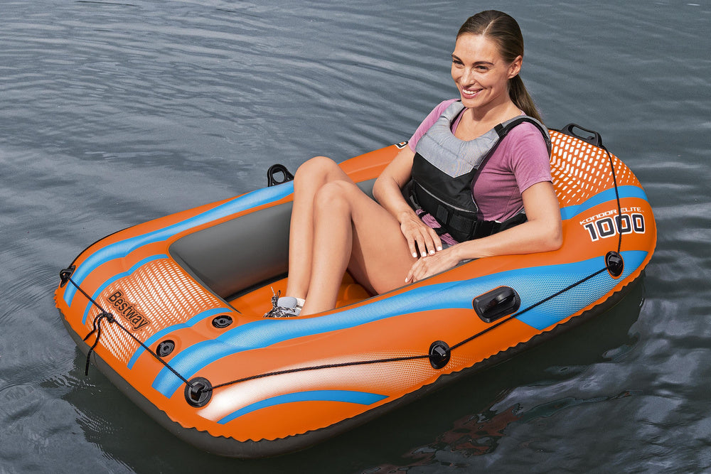 Pripučiama vienvietė  valtis 162x96cm „Kondor Elite 1000“, Bestway 61135
