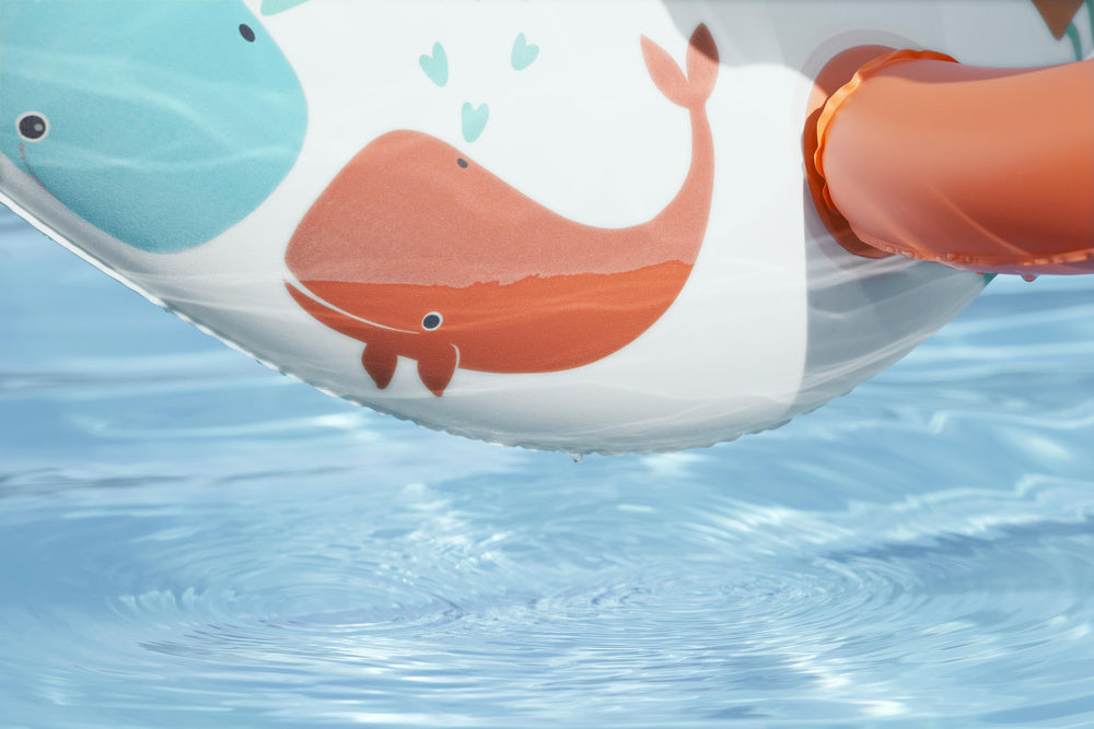 Pripučiama valtis su stogeliu vaikams 84x67cm, Bestway 34203