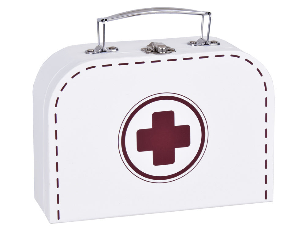 Medinis pirmosios pagalbos rinkinys vaikams, baltas