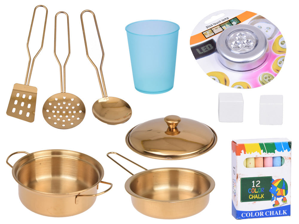 Didelė retro stiliaus medinė virtuvė vaikams, rožinė