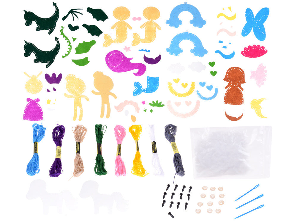 Kūrybinis rankų darbo rinkinys, pasakų personažai