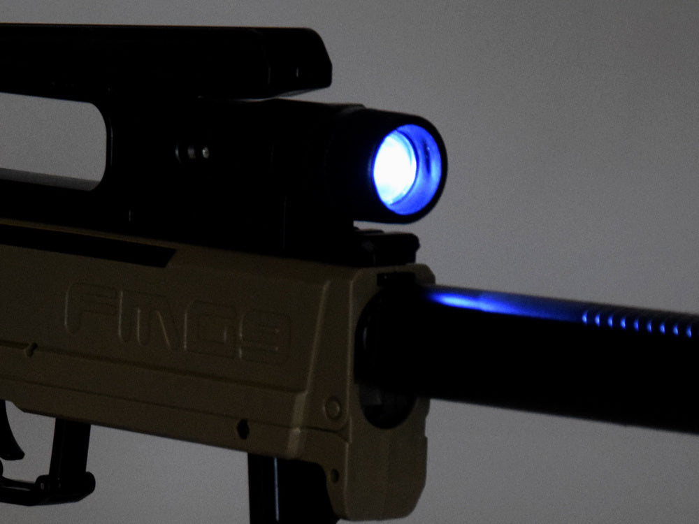 Šautuvas su putplasčio šoviniais vaikams