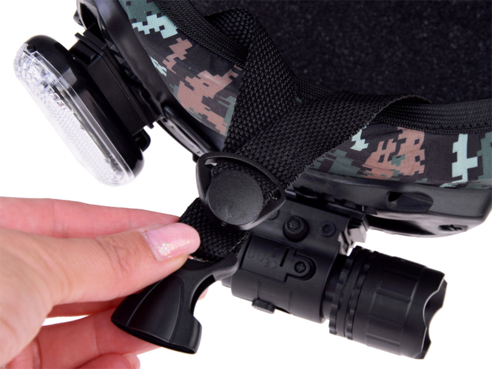 Profesionalus kareivio rinkinys vaikams su racijomis Walkie Talkie